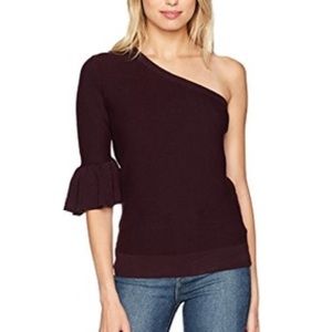 Rebecca Minkoff Wappo One Shoulder Top Sweater L
